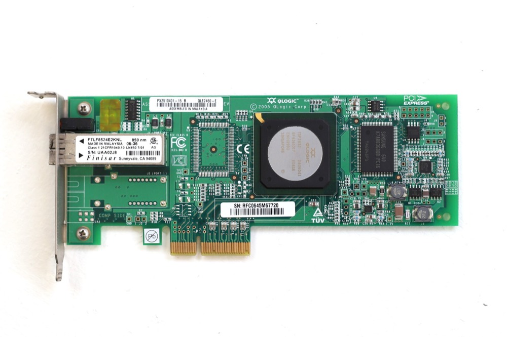 Трансивер QLogic QLE2460-E Single-Port 4GbE SFP PCIe Host Bus Adapter P/N: PX2510401-15 — фото 2