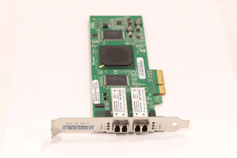 Адаптер HP QLE2462 Dual-Port 4GB Fibre Channel PCIe x4 Host Bus Adapter P/N: 407621-001 — фото 2