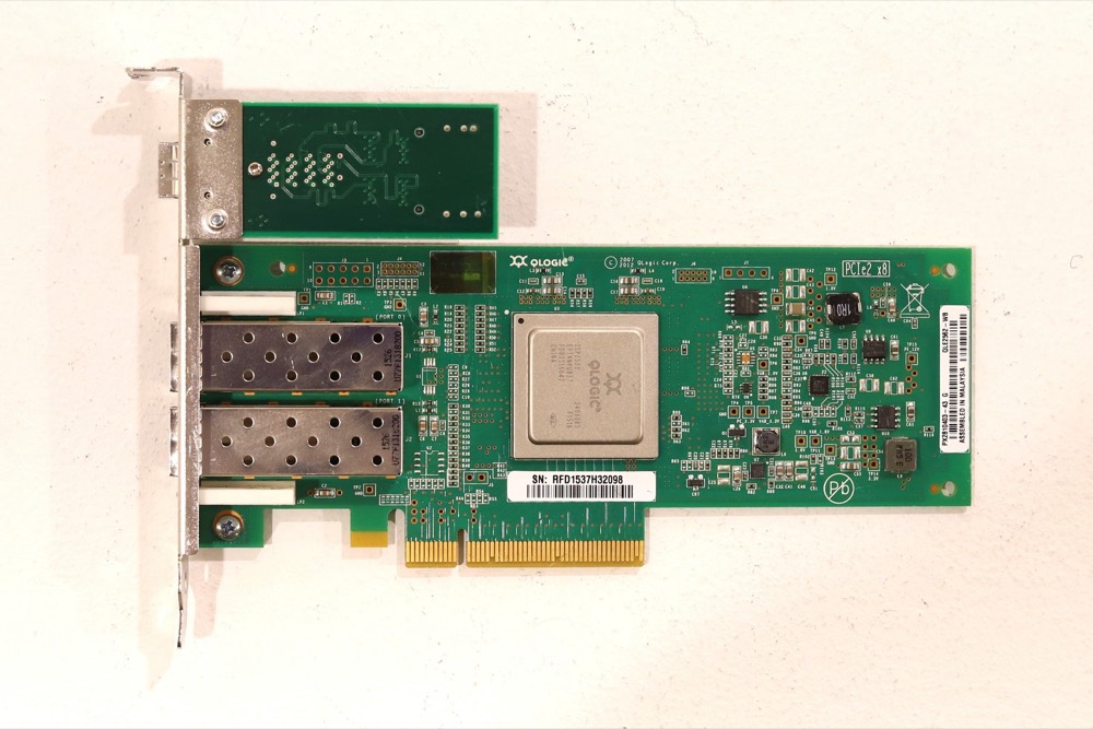 Трансивер QLogic QLE2562-WB Dual-Port 8GB SFP+ PCIe x8 Host Bus Adapter P/N: PX2810403-43 — фото 2