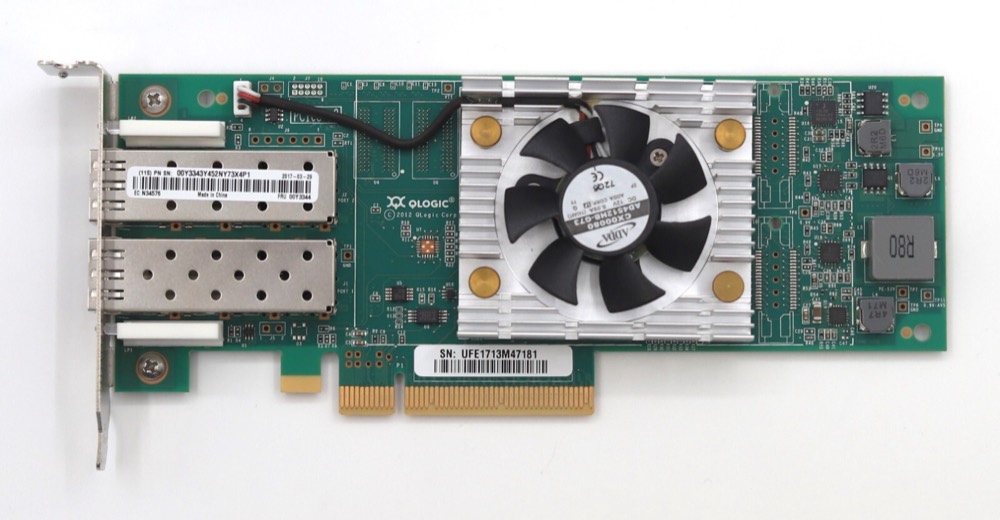 Трансивер Lenovo QLE2662-LNVX Dual-Port 16GB SFP+ PCIe Host Bus Adapter FRU P/N: 00Y3344 — фото 2