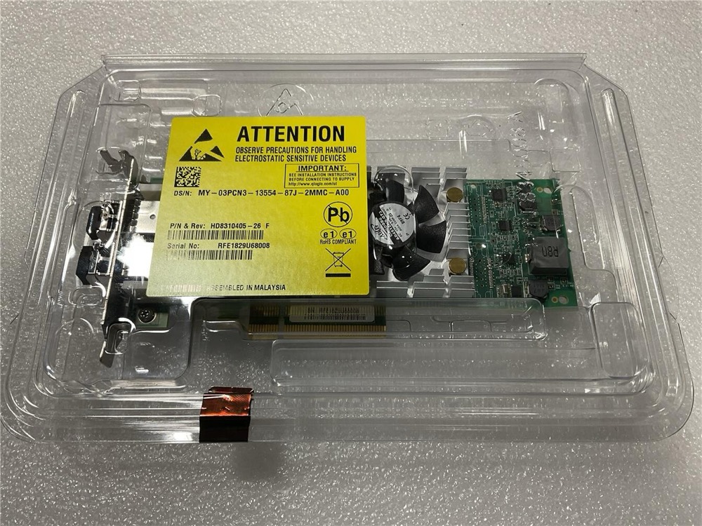 Адаптер New Dell QLE2662L-DEL 03PCN3, 2-PRT Fiber Channel Adapter Low profile + 16G SFPs — фото 1