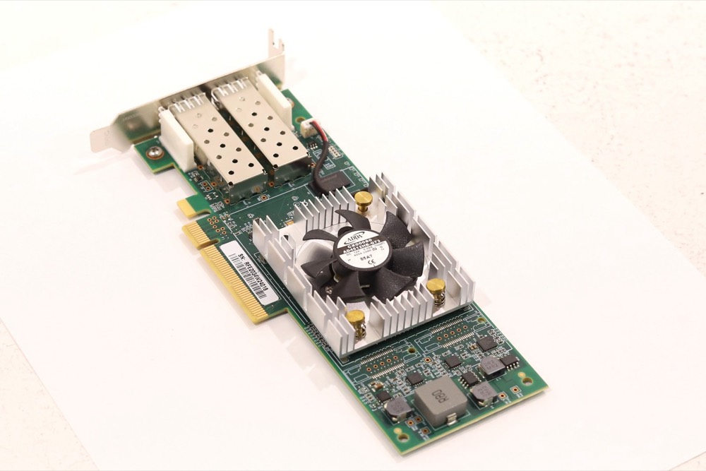 Адаптер QLogic QLE2672 2-Port 16GbE FC PCIe x8 L/P Host Bus Adapter P/N: HD8310405-02 — фото 1