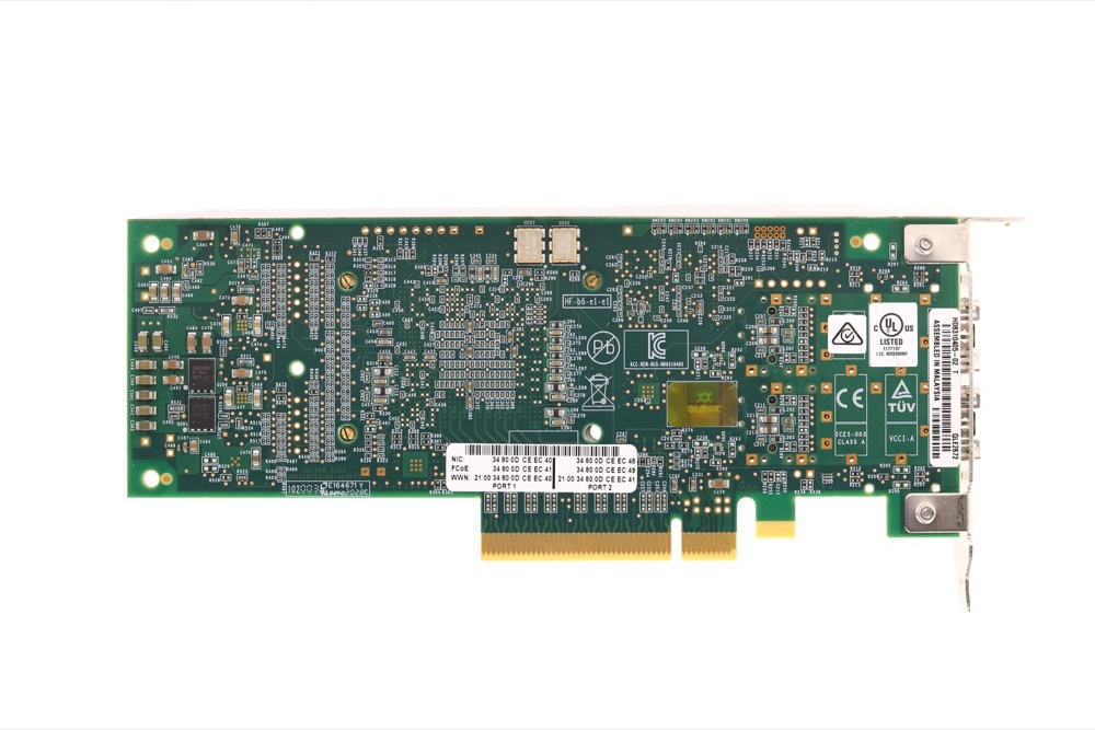 Адаптер QLogic QLE2672 2-Port 16GbE FC PCIe x8 L/P Host Bus Adapter P/N: HD8310405-02 — фото 3