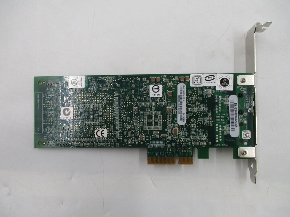 Сетевая карта Qlogic QLE4060C Single Port PCIe Gigabit Network Card P/N: IX4010402-02 Tested — фото 2