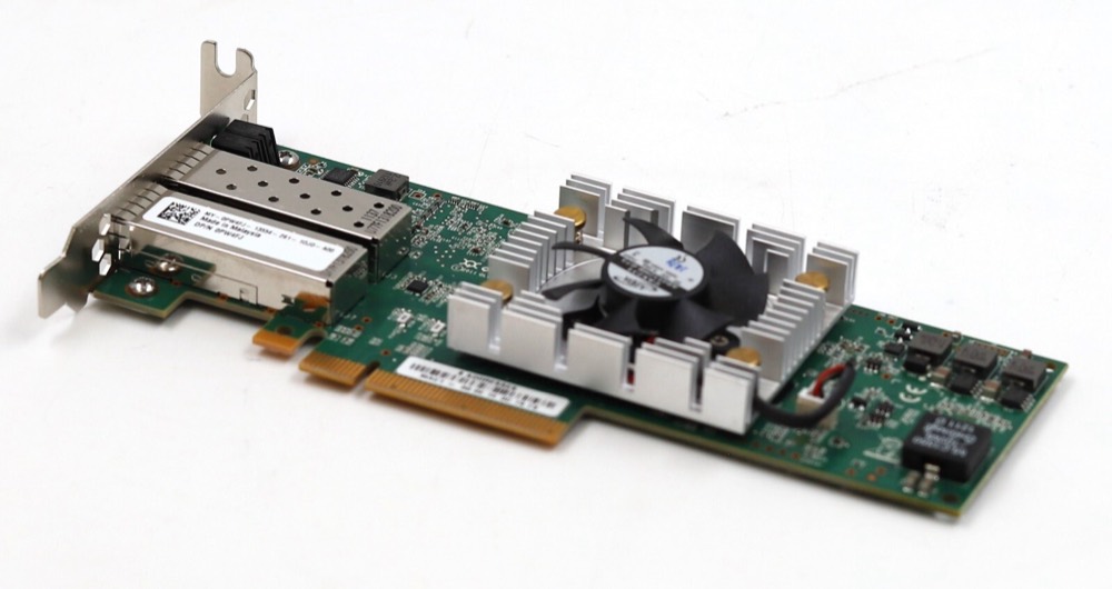 Плата Dell QLE8262L-CU-DE 10Gb Dual-Port PCIe x8 Server Fibre Channel Card P/N: 0PW4FJ — фото 1