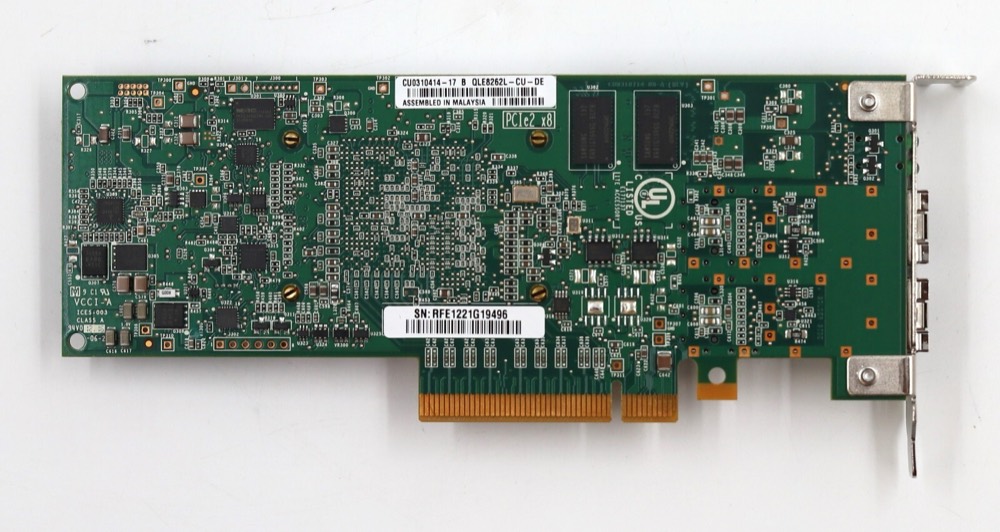 Плата Dell QLE8262L-CU-DE 10Gb Dual-Port PCIe x8 Server Fibre Channel Card P/N: 0PW4FJ — фото 3
