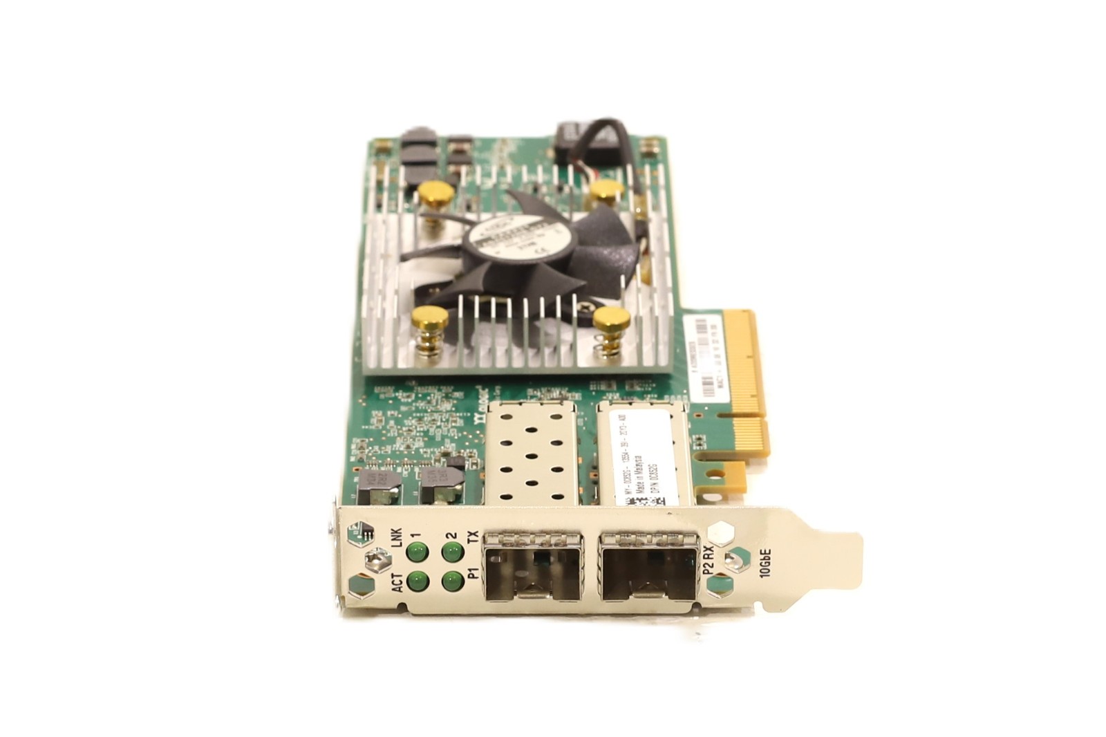 Трансивер Dell QLE8262L Dual-Port 10GbE SFP PCIe Network Adapter Dell P/N: 0C852G Tested — фото 2