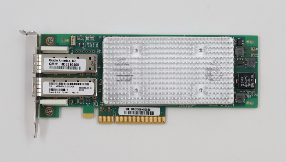 Трансивер Oracle QLE8362-ORL Dual-Port 16GbE SFP PCIe Host Bus Adapter P/N: 7023303 Tested — фото 2