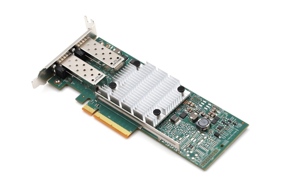 Адаптер QLogic QLE8442-SR Dual-Port 10GbE PCIe Network Adapter P/N: BC0110402-08 Tested — фото 1