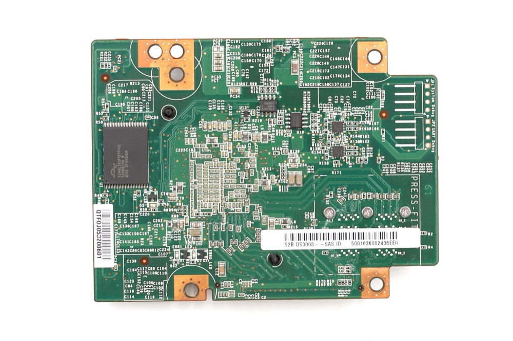 Плата Quanta QS3008 12Gb/s MiniSAS Mezzanine RAID Card P/N: DAS2BTH48A0 Tested Working — фото 3