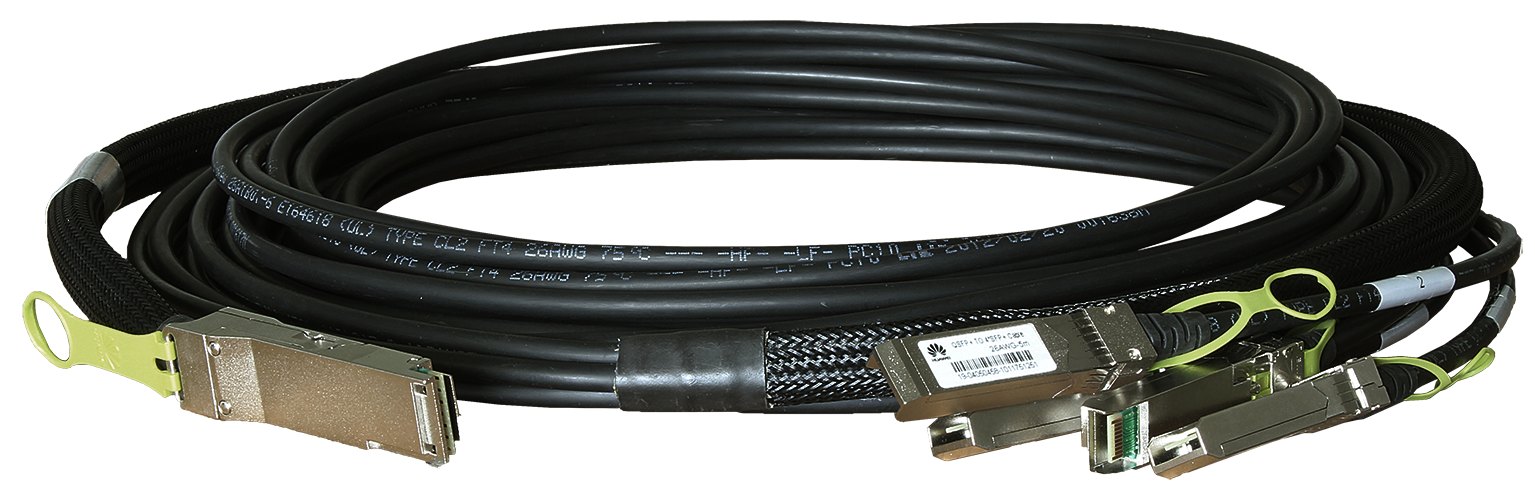 Кабель DAC Huawei QSFP-4SFP25G-CU5M (QSFP28, 100G, 5 м) — фото 1