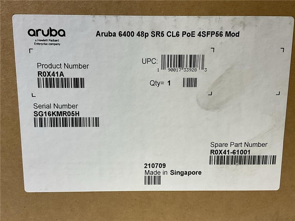 Модуль R0X41A R0X41-61001 , HPE Aruba 6400 48P SR5 CL6 PoE Module HPE — фото 1