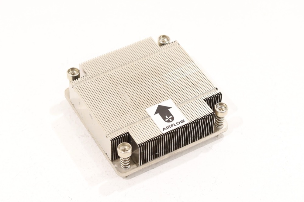 Радиатор Dell PowerEdge R210/R210 II/R220 1U CPU Cooling Heatsink Dell P/N: 0W703N Tested — фото 1