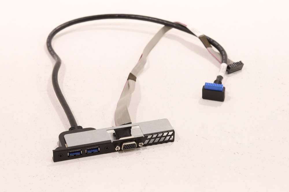 Корпусная деталь Intel R2208 USB 3.0/VGA Front I/O Panel With Cables P/N: H76899-002 Tested — фото 1