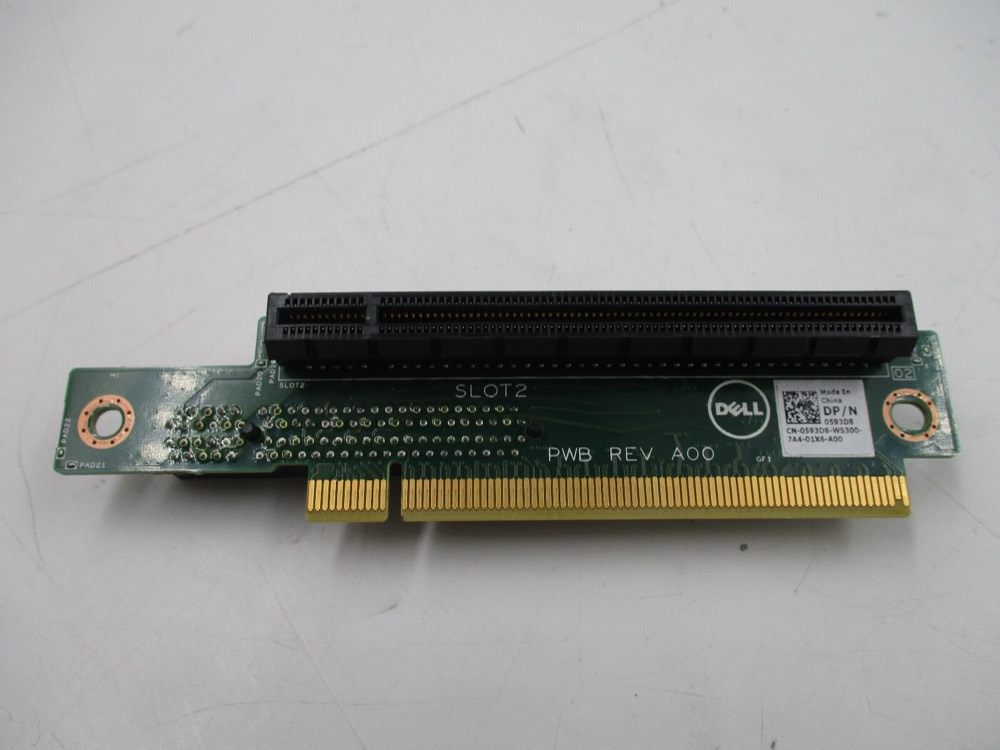 Райзер 0593D8 Dell PowerEdge R230 R330 PCIe Server Riser Card Board Dell P/N: 0593D8 Tested — фото 1