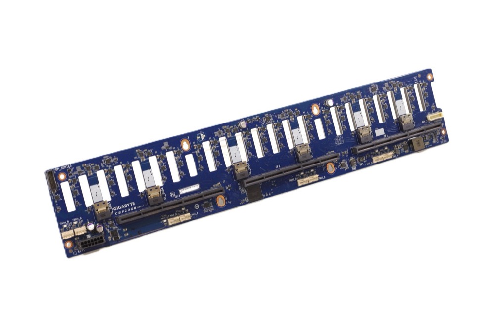 Бэкплейн GigaByte R262-ZA0 24-Bay SAS/SATA Server Backplane Board P/N: CBP20O8 Tested — фото 1