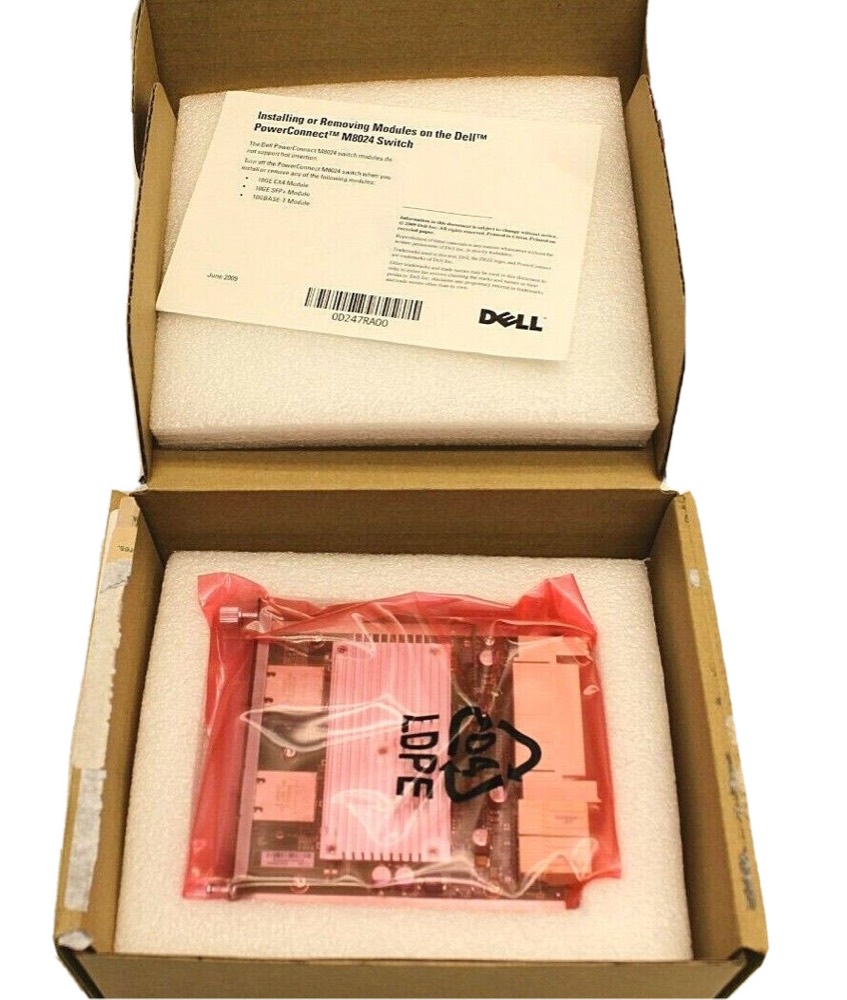 Трансивер R2DJN Dell PowerConnect Dual-Port M8024-10GBASE-T Module — фото 1