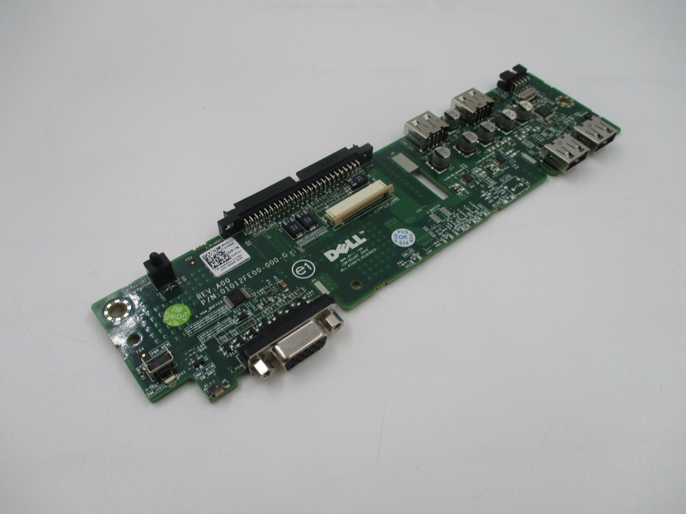 Плата Dell PowerEdge R410 Front Control Panel USB VGA Board Dell P/N: 0H655J Tested — фото 1
