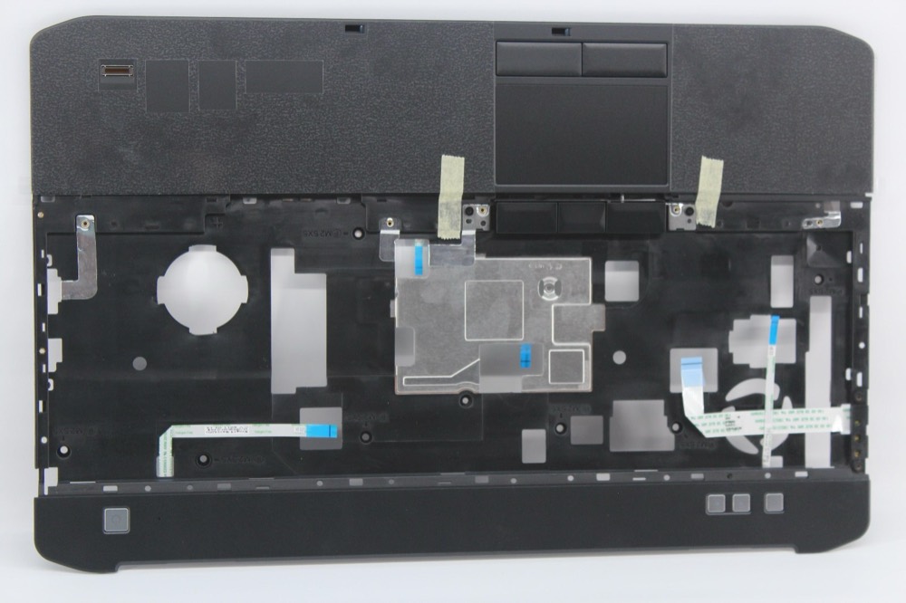 Запчасть ноутбука R49N9 Latitude E5520m Palmrest Touchpad Assy w/power button+media button+FP-read — фото 1