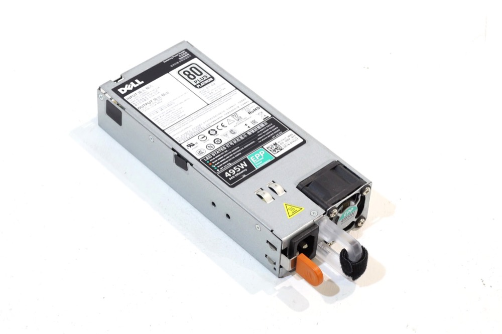 Блок питания Dell PowerEdge R730/R630 495W Server Power Supply Dell P/N:0TH1CT Tested Working — фото 1