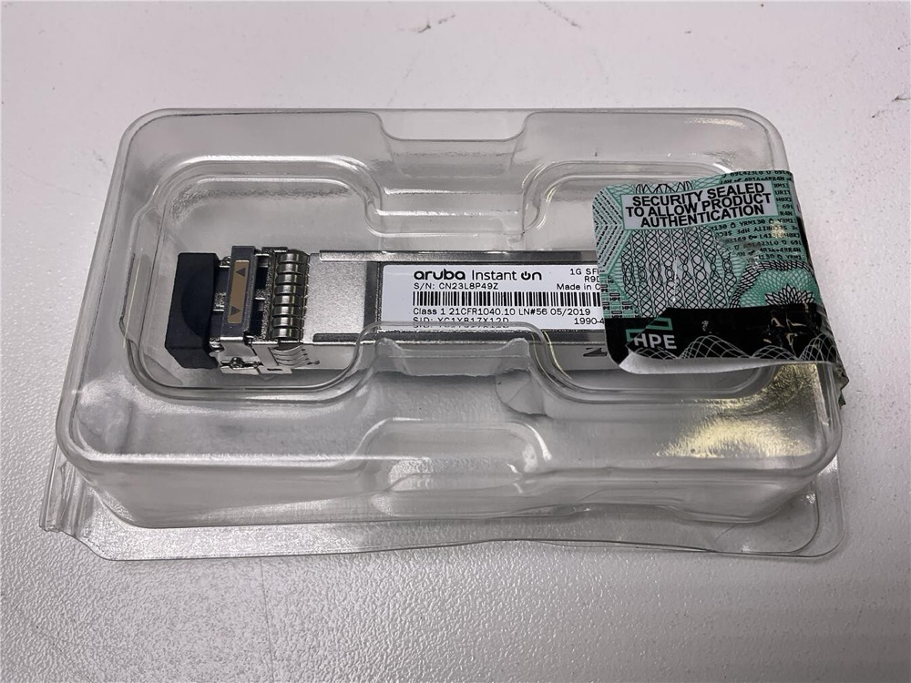 Трансивер Aruba Instant On 1G SFP LC SX 500m OM2 MMF Transceiver R9D16A — фото 1