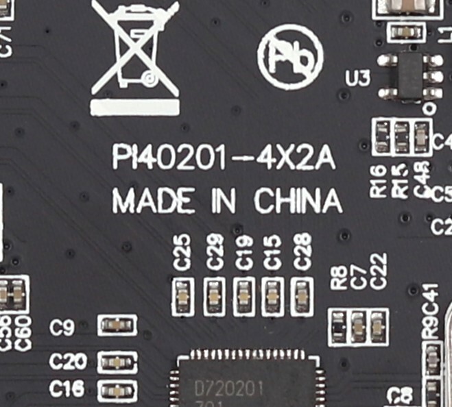 Адаптер Rosewill RC-508 Quad-Port 5Gb/s USB PCIe Controller Adapter P/N: PI40201-4X2A — фото 2