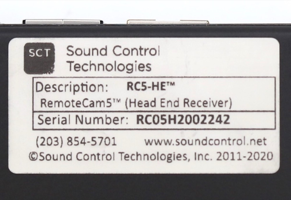 Компонент Sound Control Technologies Remote Cam 5 Head End Receiver P/N: RC5-HE Bundle — фото 3
