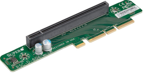 Плата расширения Supermicro RSC-D-6G4 1U LHS DCO Riser card with one PCI-E 4.0 x16 slot — фото 1