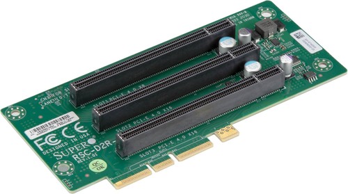 Плата расширения Supermicro RSC-D2R-668G4 2U RHS DCO Riser card - 2 PCI-E 4.0 x16, 1 PCI-E x8 — фото 1