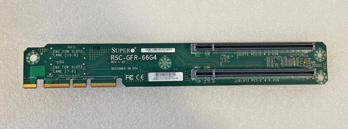 Плата расширения Supermicro RSC-GFR-66G4 1U Front RHS GPU Riser card with two PCI-E4.0x16slots — фото 1