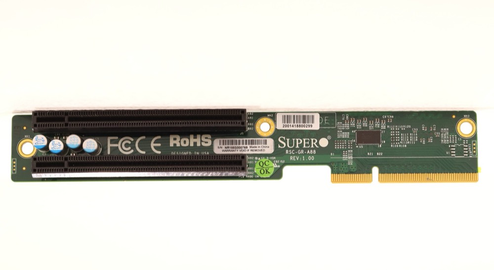 Райзер SuperMicro 1U PCI e x8 GPU Right-Side Active Riser Card P/N: RSC-GR-A88 Tested — фото 2