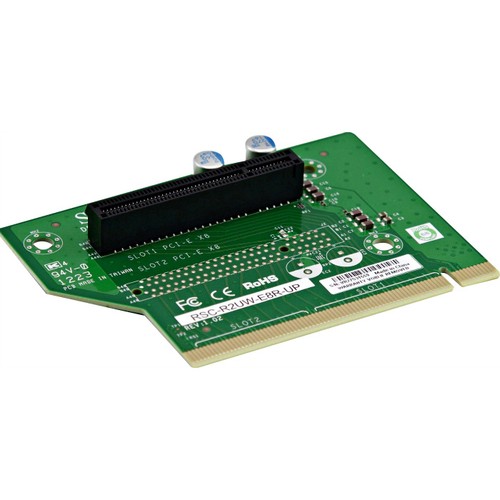 Плата расширения Supermicro RSC-R2UW-E8R-UP 2U RHS WIO Riser Card with a PCI-E x8 for UP MBs — фото 1