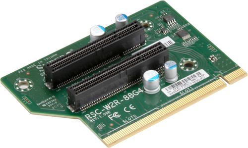 Плата расширения Supermicro RSC-W2R-88G4 2U RHS WIO Riser card with two PCI-E 4.0 x8 slots — фото 1