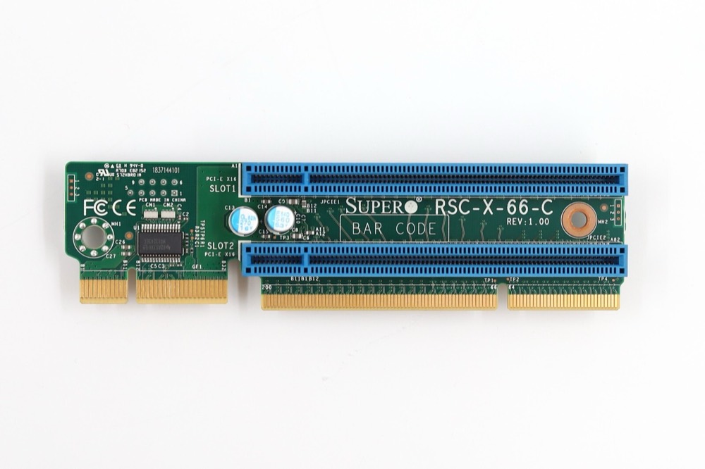 Райзер SuperMicro 1U LHS Passive PCIe x16 Riser Card P/N: RSC-X-66-C Tested Working — фото 2
