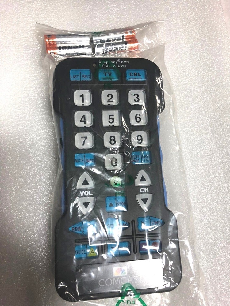 Компонент RT-U27B SIMPLICITY DVR UNIVERSAL REMOTE With Large Illuminated Buttons COMCAST — фото 1