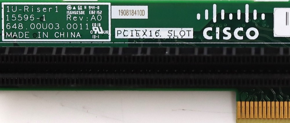 Плата Cisco 1U Server PCIe x16 Riser2 Card P/N: 15596-1 Tested Working — фото 3