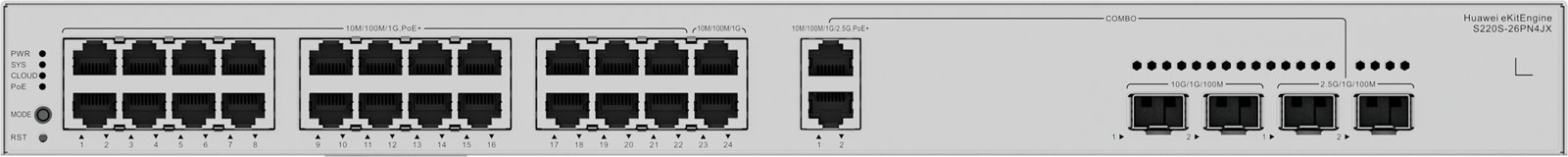 Коммутатор Huawei S220S-26PN4JX — фото 2