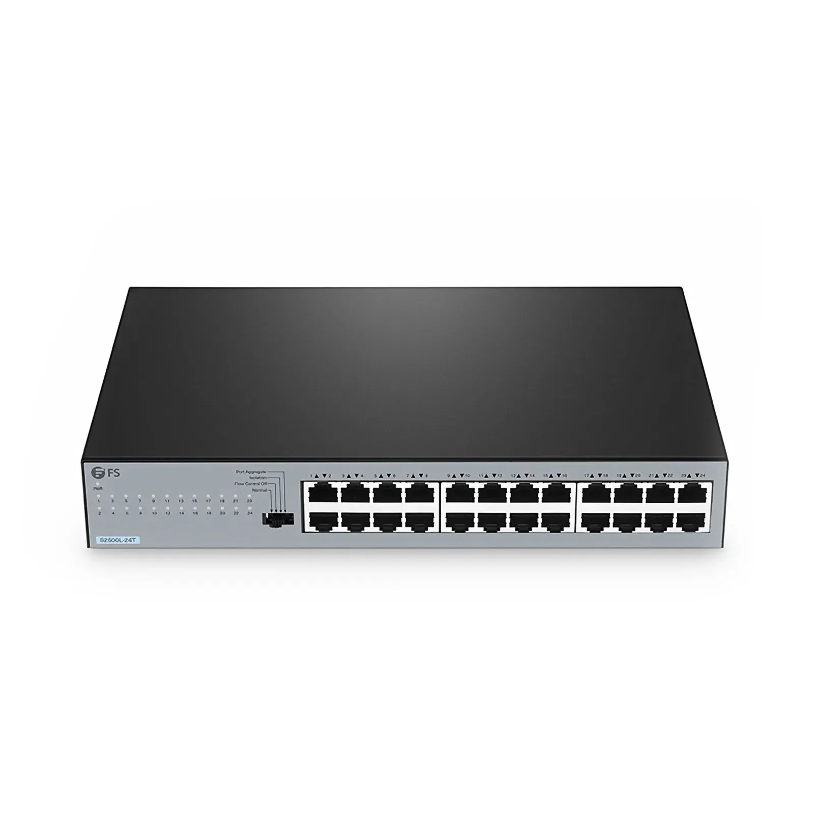 S2500L-24T, 24-портовый неуправляемый коммутатор Gigabit Ethernet L2, 24x 10/100/1000M гигабитных RJ45 — фото 1