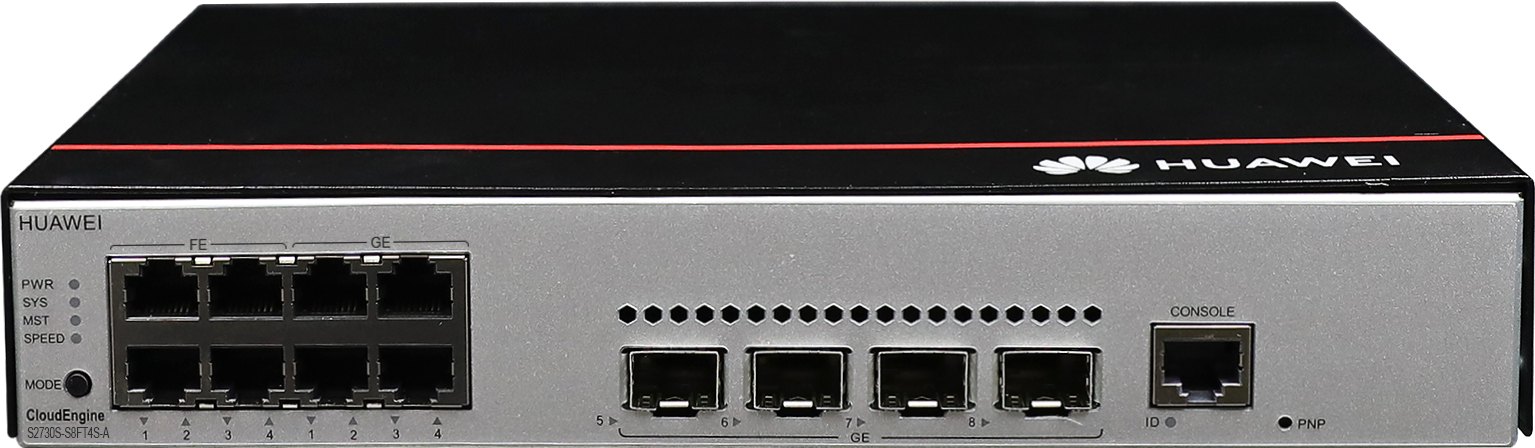 Коммутатор Huawei S2730S-S8FT4S-A (4×10/100BASE-TX, 4×10/100/1000BASE-T, 4×GE SFP, питание AC) — фото 1