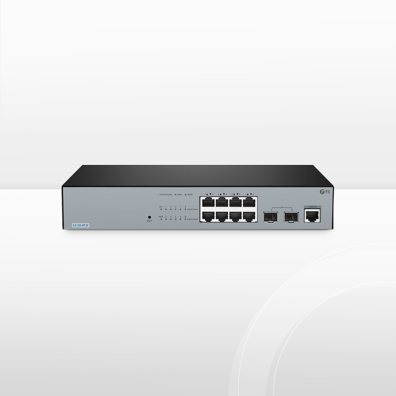 Управляемый гигабитный коммутатор S3150-8T2F L2+, 8x 1G RJ45, 2x 1Gb SFP. — фото 1