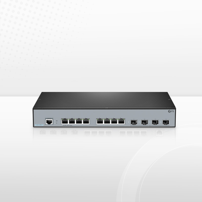 Мультигигабитный коммутатор S3200-8MG4S L2+, 8x 100M/1000M/2.5G, 4x 10G SFP+. — фото 1