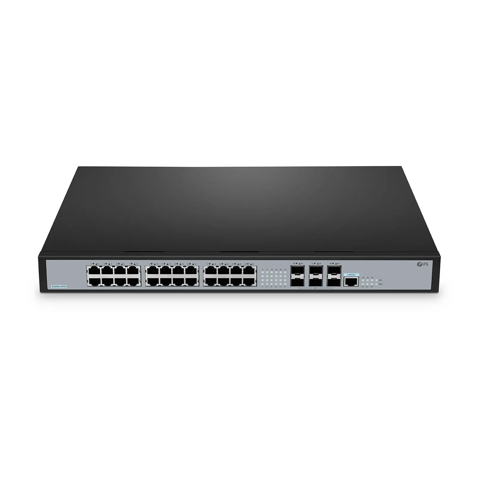 S3260-24M, 24-портовый коммутатор Ethernet L2+, 24x 100M/1G/2.5GBase-T/мультигигабит, с 6x 10Gb SFP+ аплинками. — фото 1