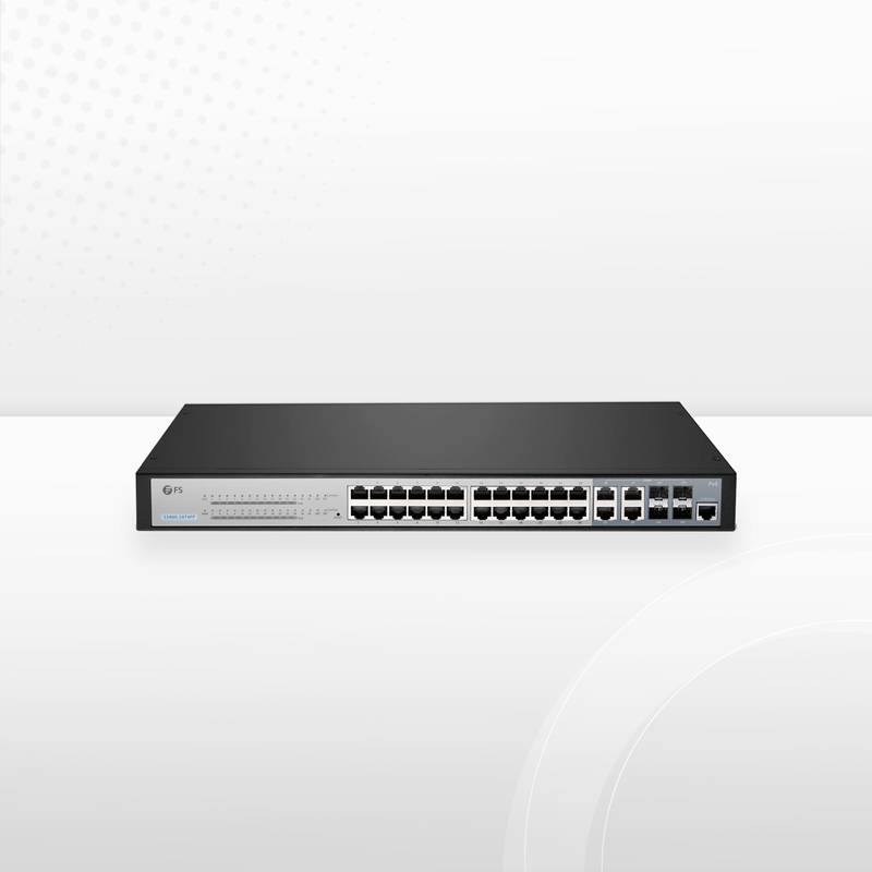 Коммутатор S3400-24T4FP Layer 2+ PoE+, 24x 10/100/1000BASE-T RJ45 и 4x 1G RJ45/SFP Combo. — фото 1