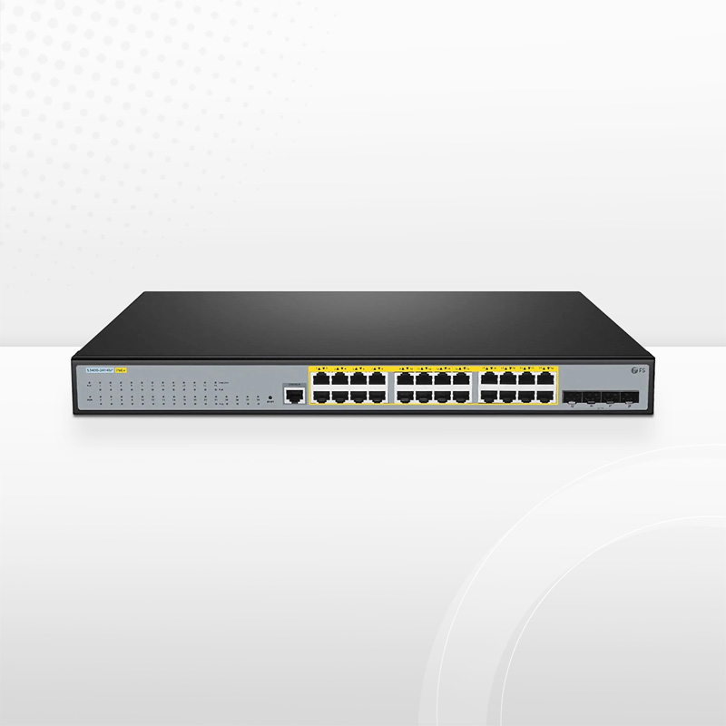 Стекируемый коммутатор S3400-24T4SP Layer 2+ PoE+, 24x 10/100/1000BASE-T RJ45 и 4x 10Gb SFP+. — фото 1