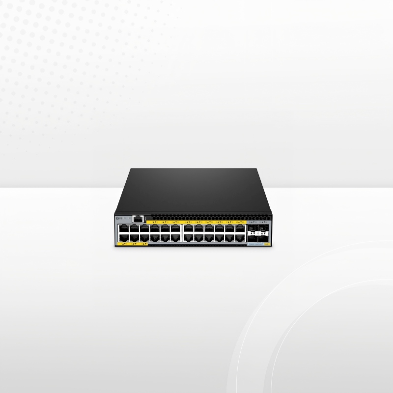 Мультигигабитный PoE+ коммутатор FS S3400C-24MG4S-P L2+, 24x 2,5G RJ45, 4x 10G SFP+ — фото 1