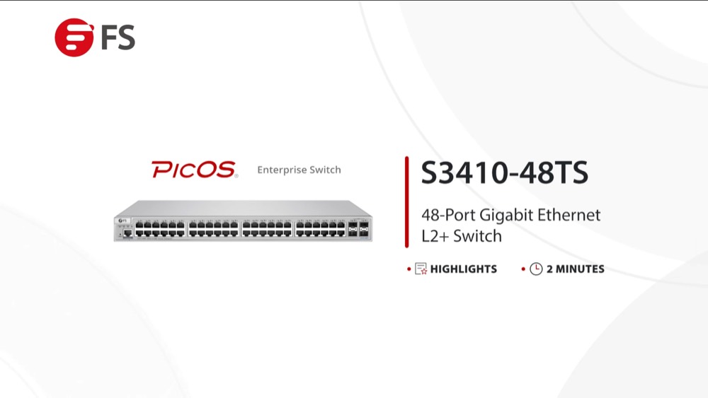 Коммутатор S3410-48TS L2+ Gigabit PicOS, 48x 1G RJ45, 4x 10Gb SFP+. Поддержка MLAG и чипа Broadcom. — фото 1