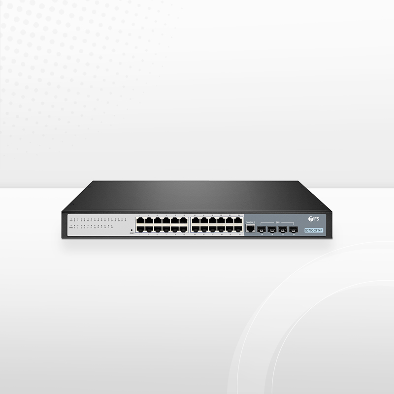 Управляемый гигабитный коммутатор S3700-24T4F L2+, 24x 1Gb SFP, 4x 1Gb SFP. — фото 1