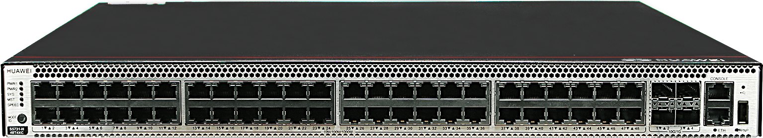 Коммутатор Huawei S5731-H48T4XC-B (48×GE RJ45, 4×10GE SFP+, слот расширения) — фото 1