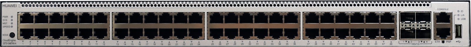 Коммутатор Huawei S5731-S48T4X-A (48×10/100/1000BASE-T, 4×10GE SFP+, питание AC) — фото 2