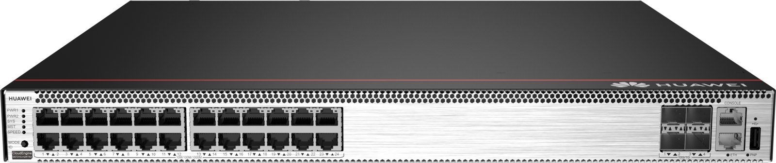 Коммутатор Huawei S5731S-H24T4X-A (24×10/100/1000BASE-T, 4×10GE SFP+, 1×150W питание AC) — фото 1